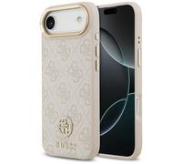 Coque Guess 4G Strass Logo MagSafe pour iPhone 17 Air Rose