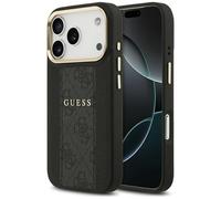 Coque Guess 4G Stripe MagSafe pour iPhone 17 Pro Noir