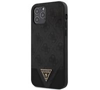 Coque Guess 4G Triangle pour iPhone 12 -12 Pro 6,1'' Gris