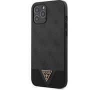 Coque Guess 4G Triangle pour iPhone 12 Pro Max Gris