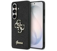 Coque Guess Fixed Glitter Big 4G Metal Logo pour Samsung Galaxy S26 - Black