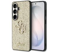 Étui Guess Fixed Glitter Big 4G Metal Logo pour Samsung Galaxy S26, doré