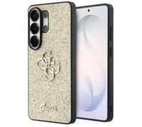 Coque Guess Fixed Glitter Big 4G Metal Logo pour Samsung Galaxy S26 Ultra - Gold