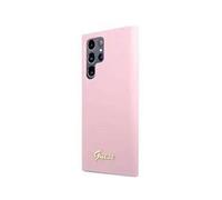 Coque Guess GUHCS22LLSLMGLA Pour Samsung Galaxy S22 Ultra S908 étui rigide