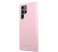 Coque Guess GUHCS22LLSLMGLA Pour Samsung Galaxy S22 Ultra S908 étui rigide