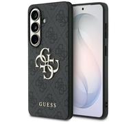 Guess Coque 4G pour Samsung Galaxy S26 – Logo métal – Noir