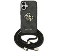 Coque Guess Hardcase 4G CBDY Big Logo avec cordon pour iPhone 17 - Black
