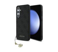 Étui Guess pour Samsung S24 FE S721 gris étui rigide 4G Charms Collection