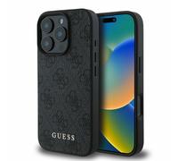 Coque Guess Hardcase 4G Classic noire pour iPhone 16 Pro
