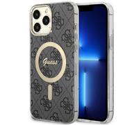 Coque Guess Hardcase 4G MagSafe noire pour iPhone 13 Pro Max