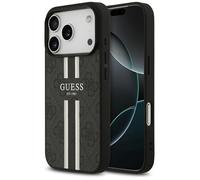 Coque Guess Hardcase 4G Printed Stripes MagSafe pour iPhone 17 Pro Max - Black