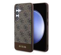 Coque Guess Hardcase 4G Stripe Collection pour Samsung Galaxy S24 Plus - Brown