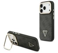 Coque Guess Hardcase 4G Triangle Logo MagSafe avec support pour iPhone 17 Pro Max - Black