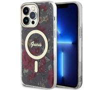 Coque Guess Hardcase Fleur MagSafe Verte pour iPhone 14 Pro Max