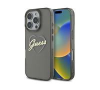 Coque Guess Hardcase IML Heart pour iPhone 16 Pro Max - Black