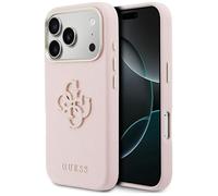 Coque Guess Hardcase Resin Logo pour iPhone 17 Pro Max - Pink