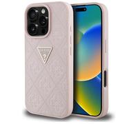 Coque - Guess - Hot Stamp 4G - iPhone 16 Pro - Rose - Protection chocs et rayures