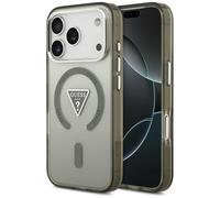 Coque Guess IML Gradient Triangle Logo MagSafe pour iPhone 17 Pro Kaki