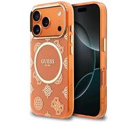 Coque Guess IML Peony Dot MagSafe for iPhone 17 Pro Orange