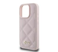 Coque - Guess - iPhone 16 Pro - Matelassé - Rose - Protection Durable