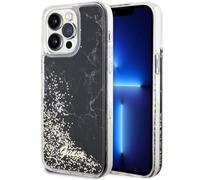 Coque Guess Liquid Glitter Marble Black pour iPhone 14 Pro Max