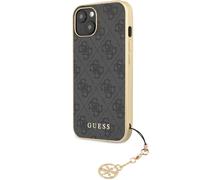 Coque Guess Pour Iphone 13 Charms Coloris Noir Et Or