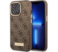 Coque Guess PU Magsafe 4G Metal Plate pour iPhone 13 Pro - Marron Marron G