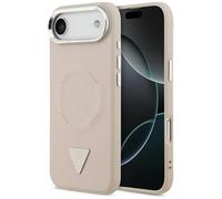 Coque Guess Triangle Logo MagSafe Étui pour iPhone 17 Air Rose
