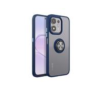 Coque Honor 600 Smart Support Anneau Fixation Magnétique Bleu nuit