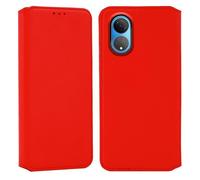 Coque - Honor - X7 - Portefeuille Cuir - Rouge - Semi-rigide - Mixte