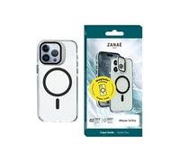 Coque MagSafe pour iPhone 13 Pro Série Hooke avec Cache Caméra Stand Zanaé Noir / Transparent