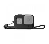 Coque Housse de protection en silicone avec dragonne pour GoPro HERO8 noir noir