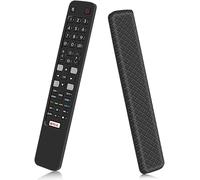Coque Housse De Silicone Pour Télécommande Tcl Rca Rc802N Arc802N Yui1 Antidérapant Étui De Protection Pour Telecommande Tcl Thomson 4K Uhd Smart Tv (Noir)