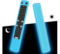 Coque Housse De Silicone Pour Télécommande Tcl Rca Rc802N Arc802N Yui1 Antidérapant Étui De Protection Pour Telecommande Tcl Thomson 4K Uhd Smart Tv (Glow Blue)
