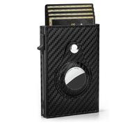 Coque Housse pour airtag porte-cartes cuir naturel