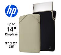 COQUE HOUSSE POUR ORDINATEUR PORTABLE HP 14" RÉVERSIBLE NOIR OR 13"...