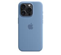 Coque / Housse Silicone Officielle Apple iPhone 15 Pro - Bleu Hiver - Neuf