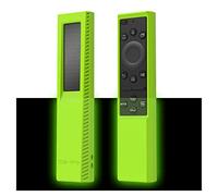 Coque Housse telecommande Silicone Compatible,Protection antidérapante pour Samsung BN59-01386 Neo QLED OLED TV 2022 TM2280E SolarCell série Remote Case (Vert Fluo)