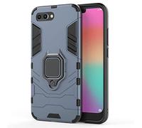 Coque Huawei Honor 10, MHHQ 2 en 1 Armour style robuste hybrides double couche Armure Defender TPU + PC Hard coques Case Cover avec Support Magnétique Car Mount pour Huawei Honor 10 -All Black