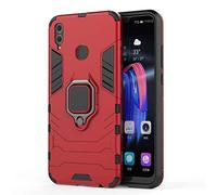 Coque Huawei Honor 8X, MHHQ 2 en 1 Armour Style Robuste Hybrides Double Couche Armure Defender TPU + PC Hard Coques Case Cover avec Support Magnétique Car Mount pour Huawei Honor 8X -All Black