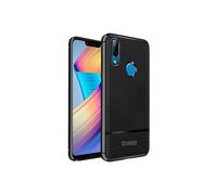 - Coque Huawei Honor Play Etui Housse Silicone TPU Souple Anti-Choc Motif Cuir Anti-dérapante, Noir [Dimensions PRECISES Smartphone : 157.9 x 74.3 x