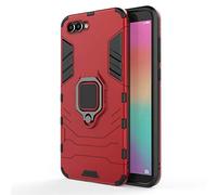Coque Huawei Honor View 10, MHHQ 2 en 1 Armour style robuste hybrides double couche Armure Defender TPU + PC Hard coques Case Cover avec Support Magnétique Car Mount pour Huawei Honor View 10 -Red