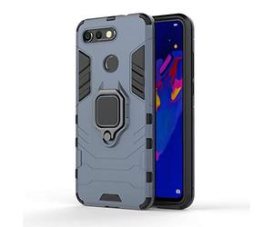 Coque Huawei Honor View 20, CHcase 2 en 1 Armour Style Robuste Hybrides Double Couche Armure Defender TPU + PC Case Cover avec Support Magnétique Car Mount pour Huawei Honor View 20 -Black Plus Gray