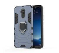 Coque Huawei Mate 20 Lite, CHcase 2 en 1 Armour Robuste Hybrides Double Couche Armure Defender TPU + PC Hard Case Cover avec Support Magnétique Car Mount pour Huawei Mate 20 Lite -Black Plus Gray
