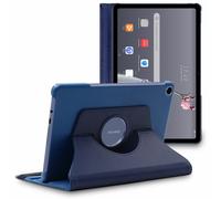 Coque Huawei MatePad T 10, T 10S Housse Etui Rotatif 360 PU Cuir, Bleu Foncé