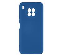 Coque Huawei Nova 8i et Honor 50 Lite Silicone Semi-rigide Soft-touch Fine Bleu