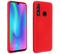 Coque Huawei P Smart 2019 / Honor 10 Lite Semi-rigide Soft-Touch rouge