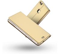 Coque Huawei P10 Lite,Ultra Mince En Cuir Pu Premium Housse À Rabat Portefeuille Coque [Antichoc Tpu] [Protection Complète] Étui De Protection Bumper Folio À Clapet Pour Huawei P10[Wke04265]