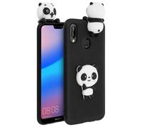 Coque Huawei P20 Lite Design Panda 3D Protection Souple Flexible - Noir