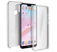 Coque Huawei P20 Lite Protection Silicone + Arrière Polycarbonate - Transparent